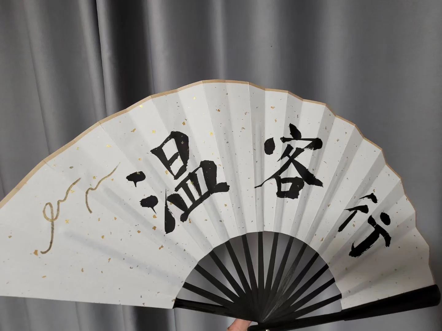 hand signed WORD OF HONOR Shan He Ling Gong Jun Wen Ke Xing autographed fan 10 inches 032021 | Дом и сад