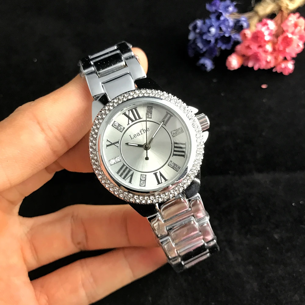 

Fashion Brand Diamond Women's Watches Gold Silver Rose Quartz Watch Girls' Favorite Style The First Choice For Gifts reloj mujer