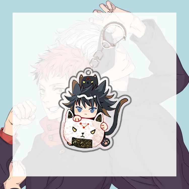 

2021 Jujutsu Kaisen Keychain Kugisaki Nobara Delicacy Pendant Acrylic Key Chain Car Bag Decoration Accessory Keyring