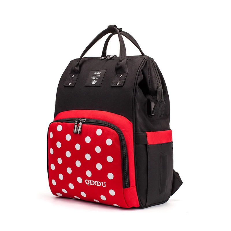 Большая вместительная сумка подгузников рюкзак многофункциональная дорожная