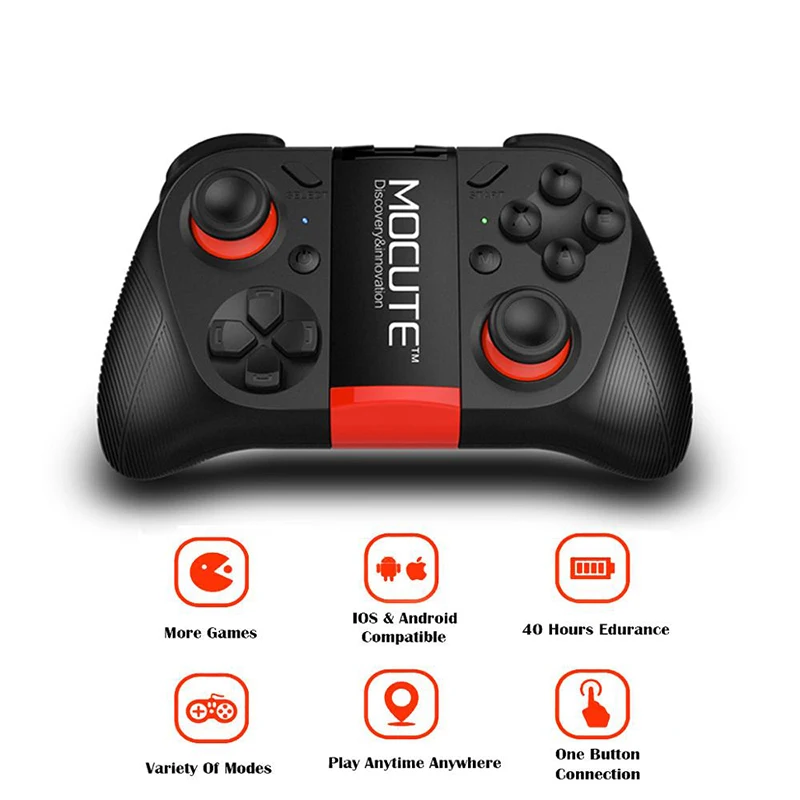 MOCUTE 050 Bluetooth геймпад джойстик селфи пульт дистанционного управления затвора для
