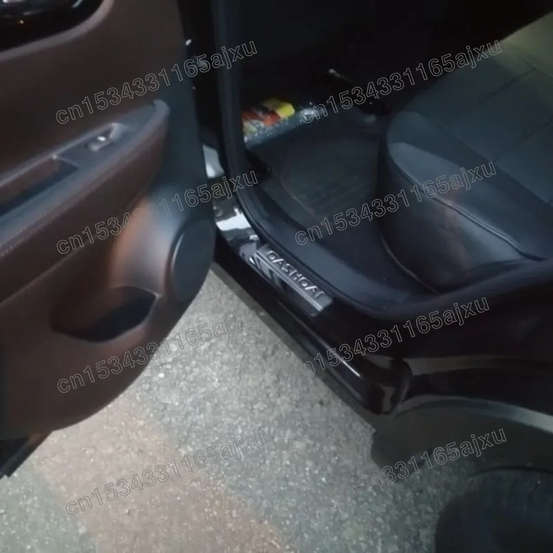 

Автомобильные аксессуары для Nissan Qashqai, Накладка на порог, наклейка на дверные пороги из нержавеющей стали 2007-2019