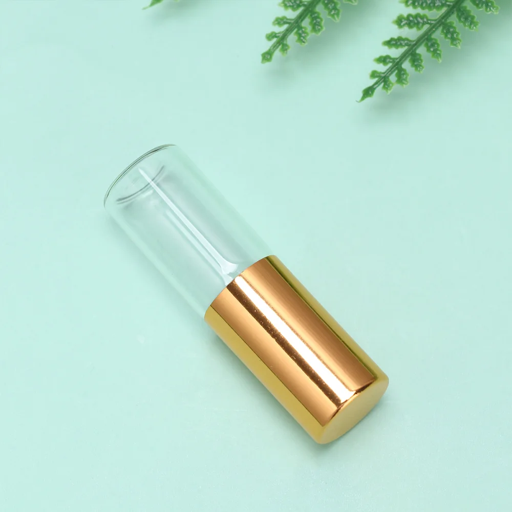 

20pcs 3ml Essential Oil Roller Bottle Empty Glass Bottle with Rolling Bead for Smear Perfume(Golden Lid)