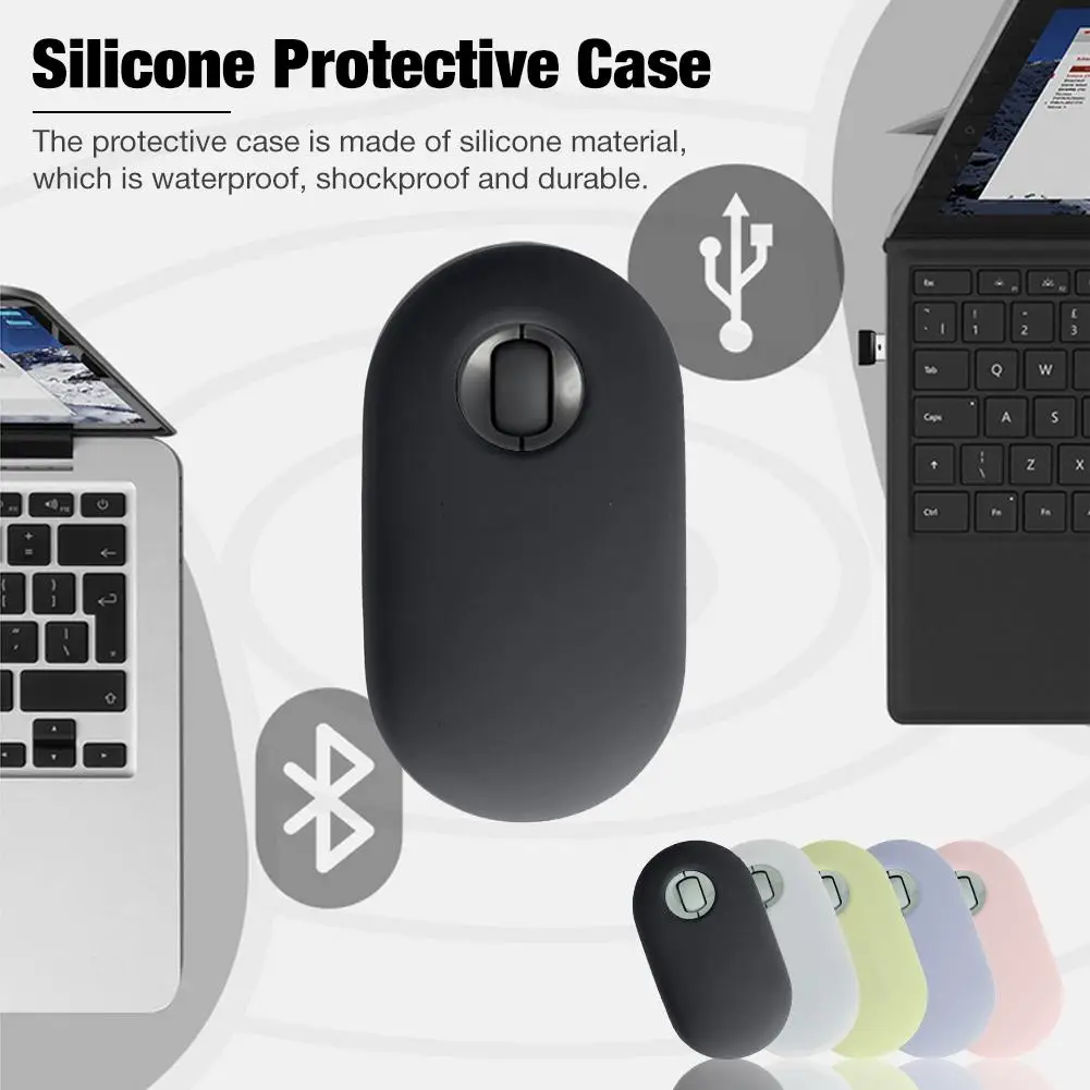 

Soft Ultra-thin Skin Cover For Logitech Pebble Wireless Mouse Case Silicon Cover Waterproof Shockproof Mouse Cover Colorful
