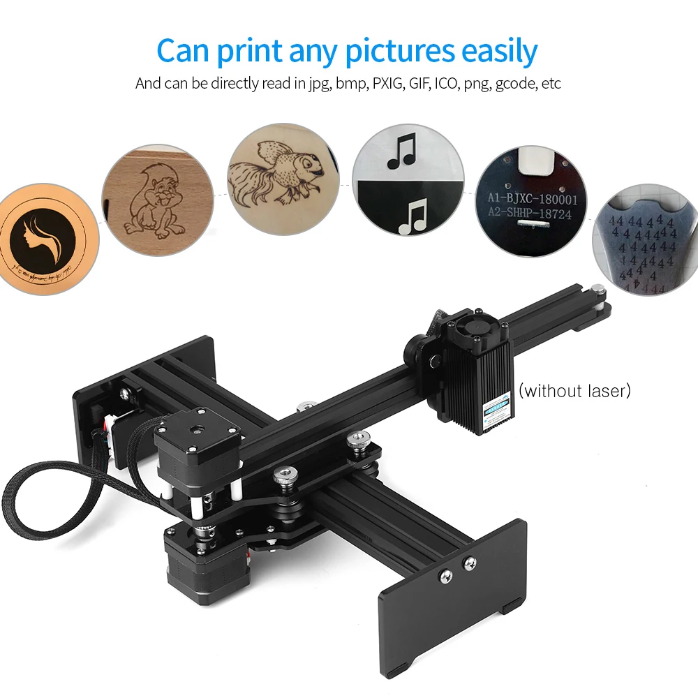 Настольный лазерный гравер быстрое соединение с компьютером работает мобильным