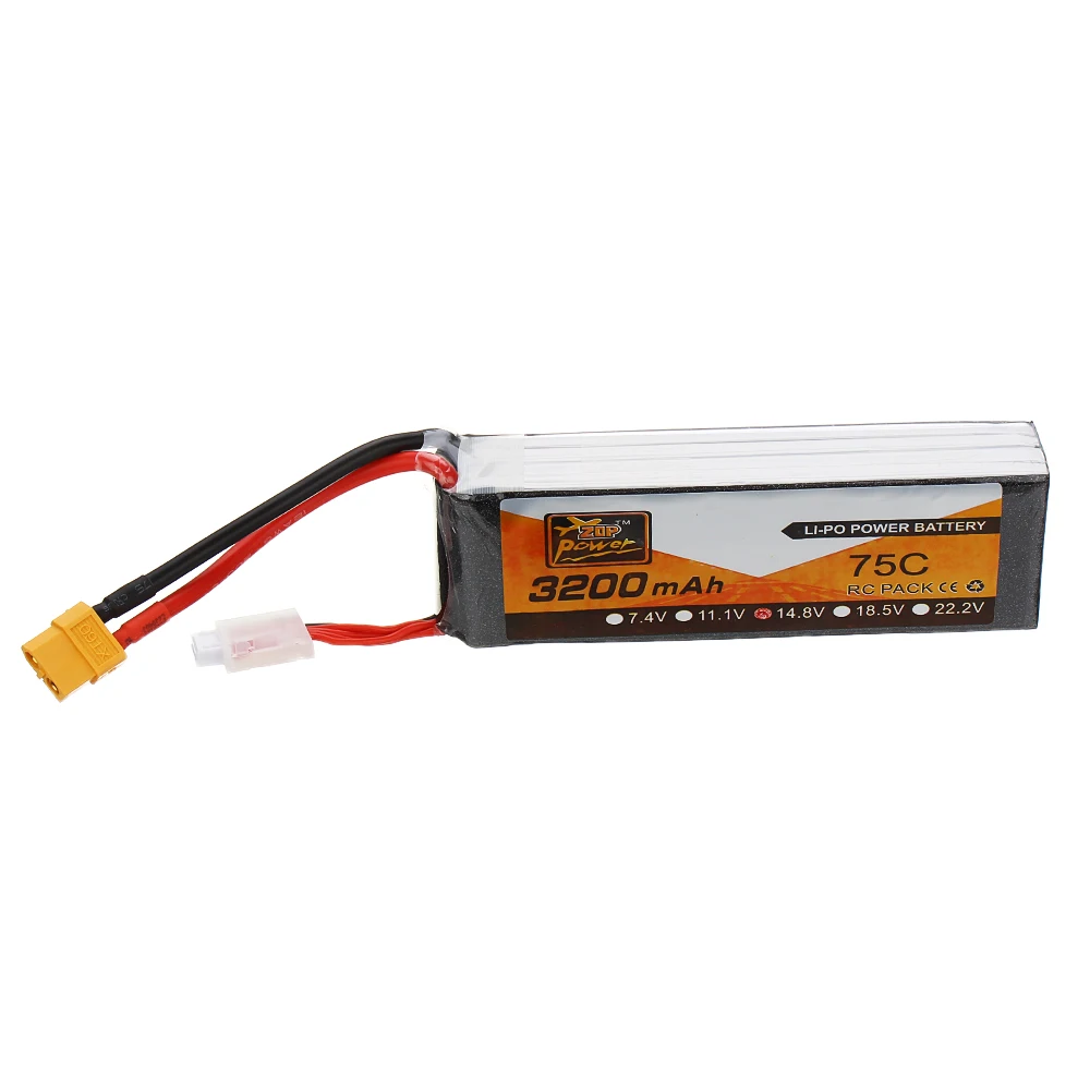 1/2/4 шт. ZOP Мощность 14 8 V 3200 мА/ч 75C 4S Lipo Батарея XT60 Разъем для RC Самолет DIY аксессуары