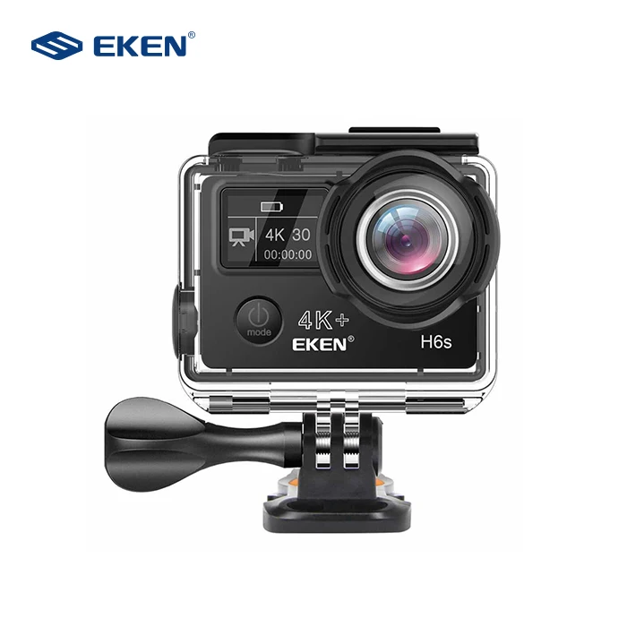 

4k / 30fps Ambarella A12 Chip EIS 30M Waterproof Original EKEN H6S Sports Action Camera 4K