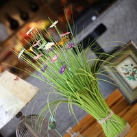 59cm large artificial plants silk flower daisy gerbera fake leaves onion grass for living room wedding garden decoration