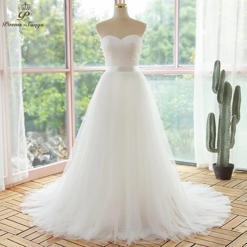 Пляжное свадебное платье poemssстринги es boho Свадебное robe mariage Vestido de noiva 2021 mariee |