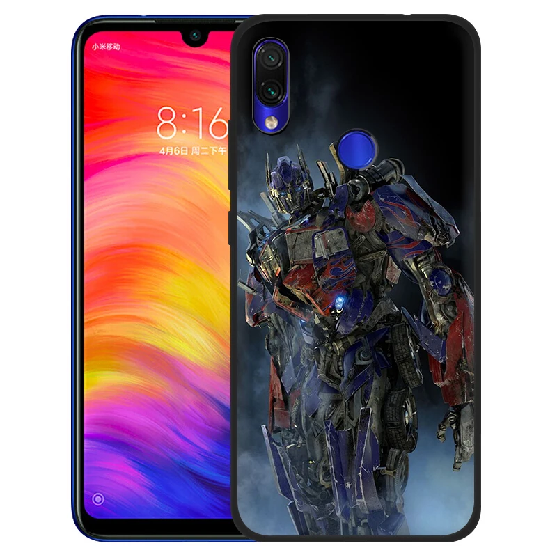 B1 EWAU Трансформеры Темный Луны силиконовый чехол для телефона для Xiaomi Redmi 4A 4X5 6 7 A Plus K20 Pro S2 GO 8A - Цвет: B1