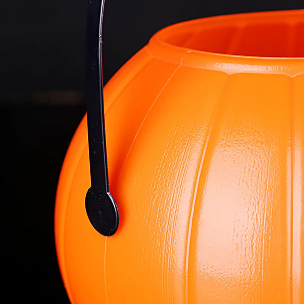 Вечерние реквизиты для Хэллоуина держатель конфет в виде тыквы корзина с трюком