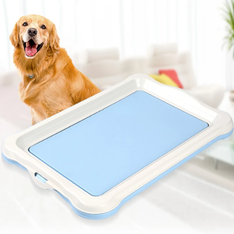 

Detachable Dog Training Pee Pad Reusable Indoor Potty Pet Toilet for Small Cats Litter Box Puppy Poop Holder Tray 48*34cm