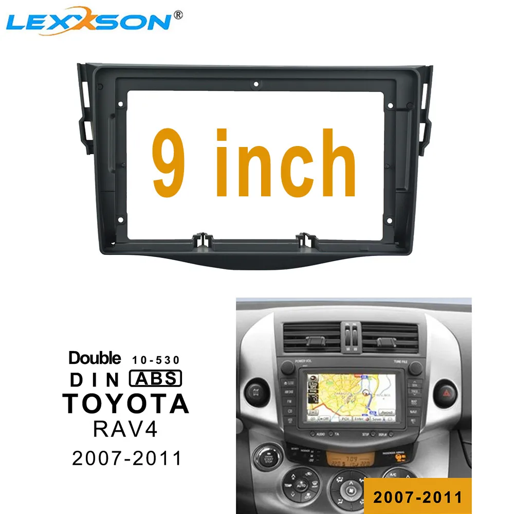 9 дюймовая Автомобильная панель для TOYOTA RAV4 2007 2012 автомобильные комплекты рамок Dvd