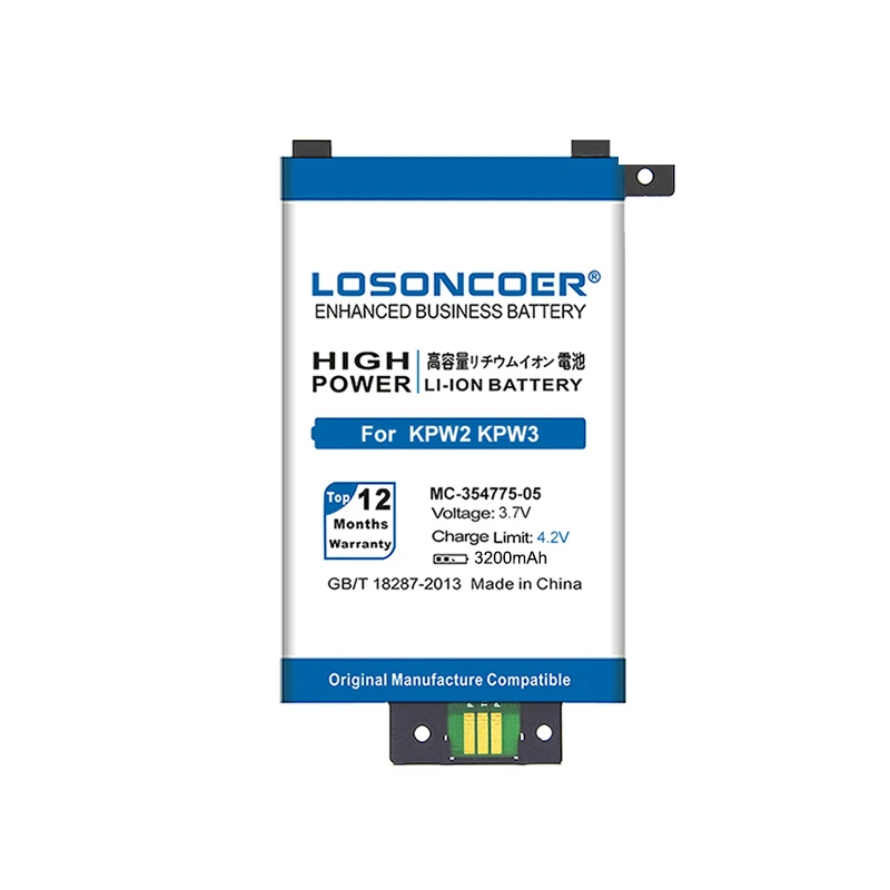 LOSONCOER 3200mAh 58-000049 MC-354775-05 для Amazon Kindle PaperWhite 2/3 KPW3 KPW2 Tab планшет электронная книга