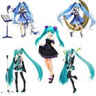 Японское аниме, ПВХ, певец, снежинка, черное платье, три версии, лидер продаж, Мику хацуне, кавайная кукла, модель, игрушка в подарок