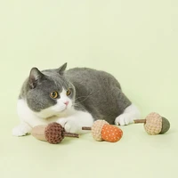 3pc toys for cats acorn catnip toy cat supplies cats accessories from cats funny cat funny cat toy hi bite resistant teeth toys