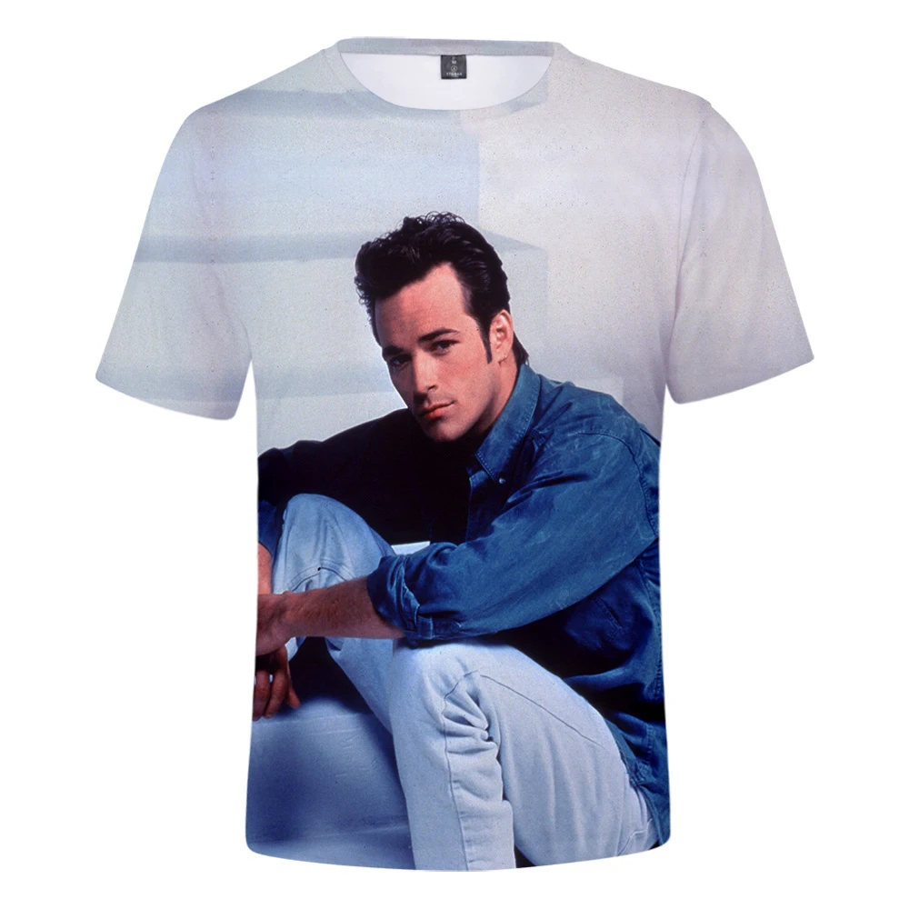 Новинка 90210 года футболка для мужчин и женщин с изображением люка Перри летняя в