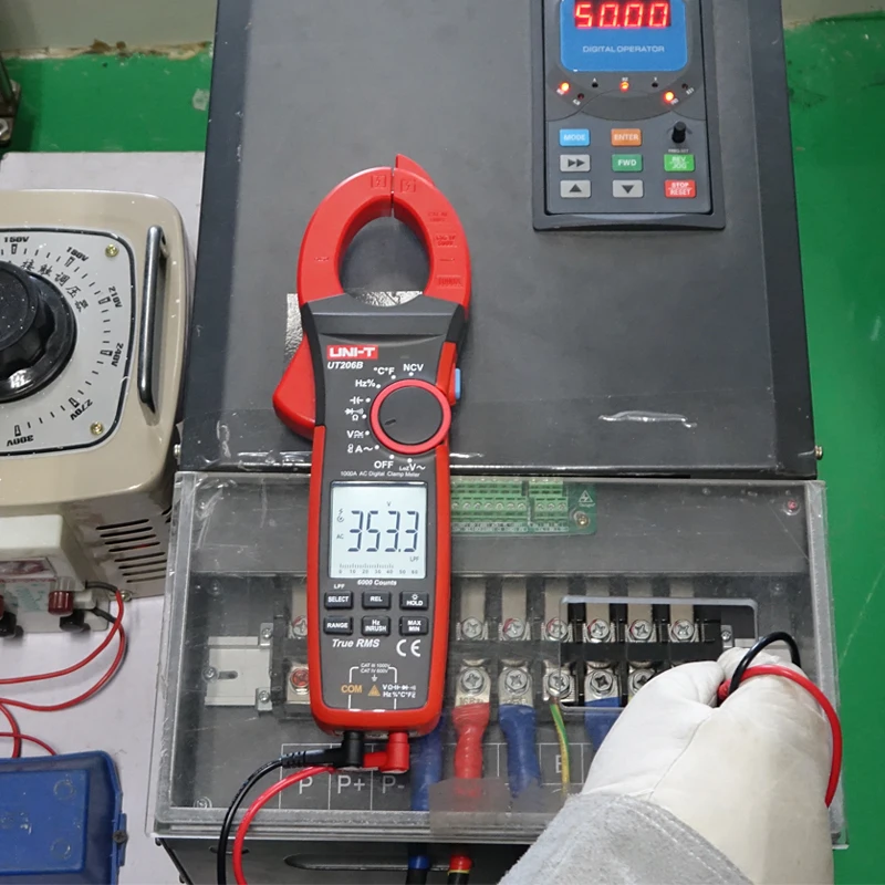 UNI T UT206B UT207B UT208B 1000A True RMS цифровой клещи Автоматический диапазон электрика