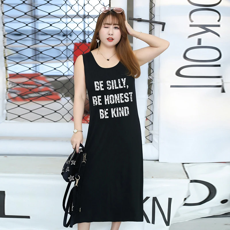 Летнее платье для полных девушек модель 2020 года Новый южнокорейский сарафан с