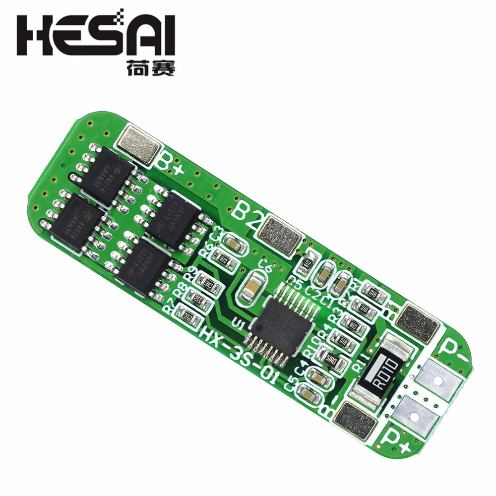 Защитная плата для батарей 3S 6A Li Ion 12 В 18650 BMS PCM литий ионных батарей|bms pcm|protection