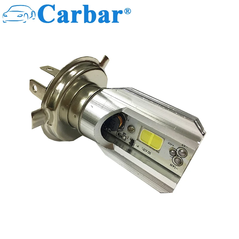 Carbar # H4 6500K 12V светодиодные фары для мотоцикла HS1 Противотуманные велосипеда