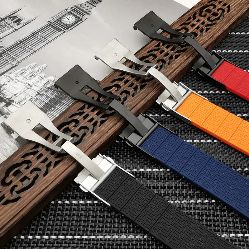 Высокое качество 21 мм из силикона резиновые мужские часы ремешок для Tissot T048 T048.417 ремешок T-Racing T-спортивный ремешок для часов