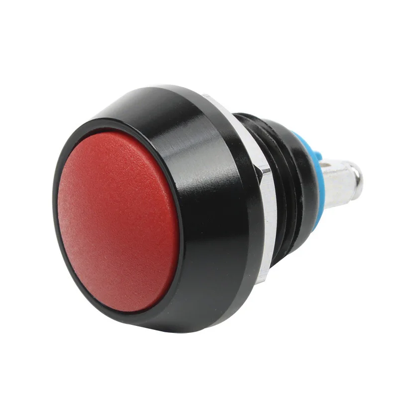 2PCS 12mm3A Metal Button Switch Full Oxygen Color Large Head Mini Round IK09 IP66 Waterproof Self Reset Small | Лампы и освещение