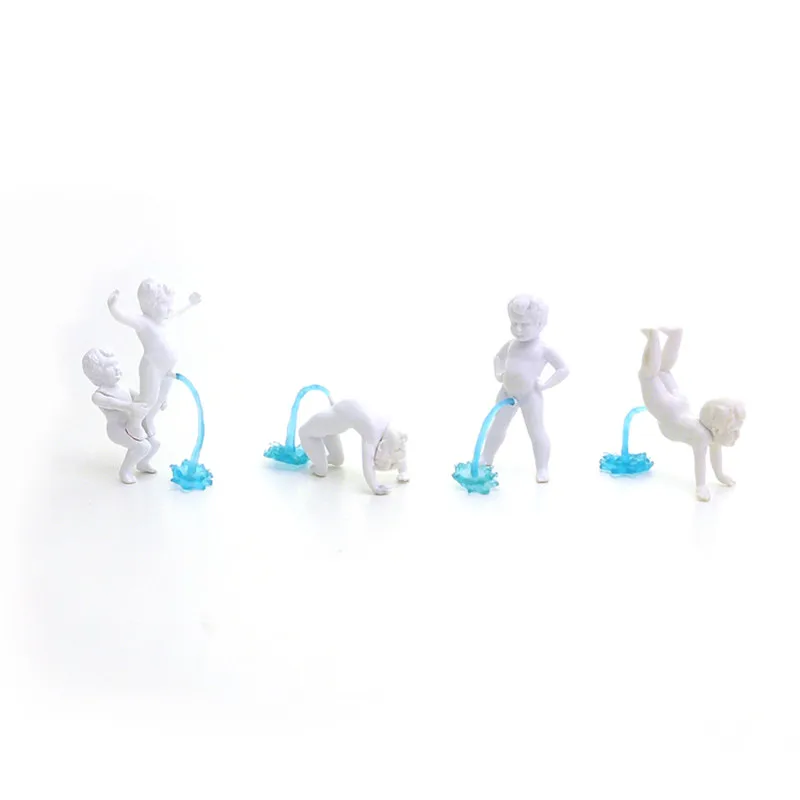 

3.5-6cm Pissing Boy Art Statue Fancy Urination Capsule Toy Decoration Spoof Spot