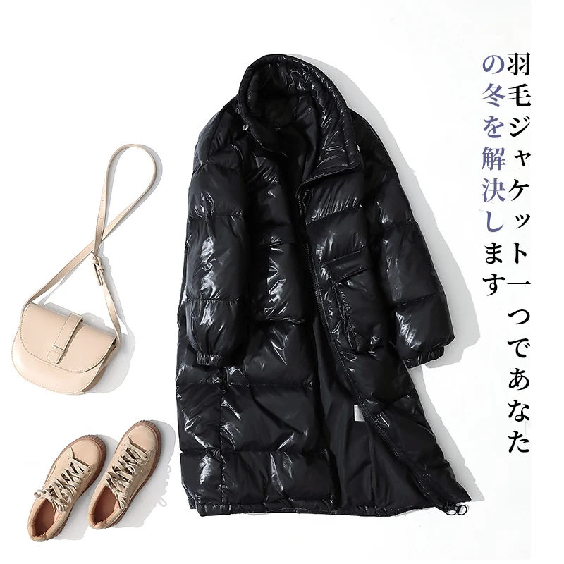 90% Witte Eend Donsjack Vrouwen Dikke Lange зима Jas Vrouwen Koreaanse Vrouwelijke пуховик Jas Moncler Femme