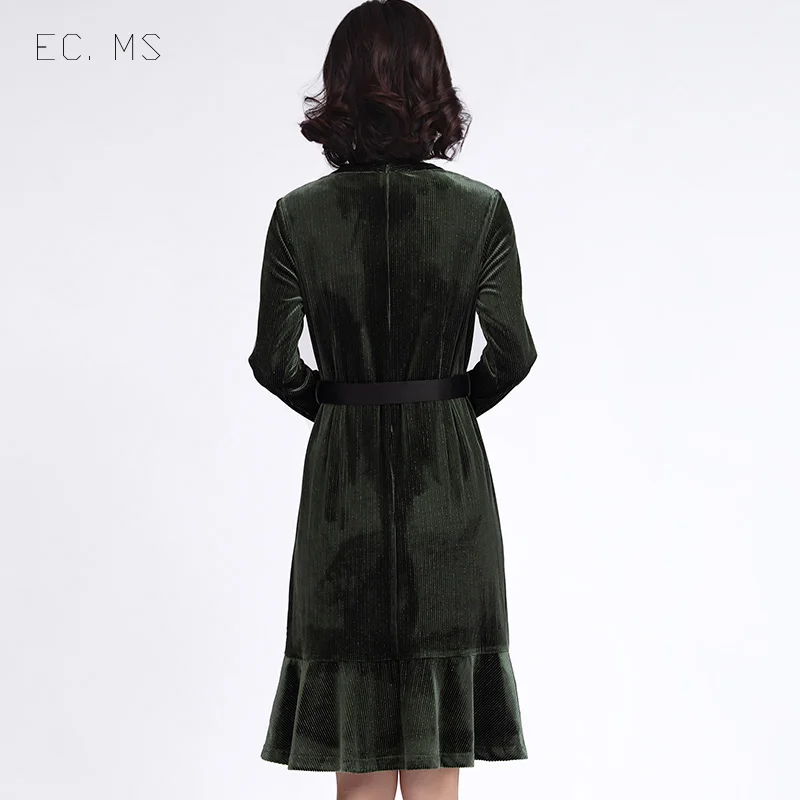 Женское платье бархатное с вырезом подолом для девушек велюровое мягкое