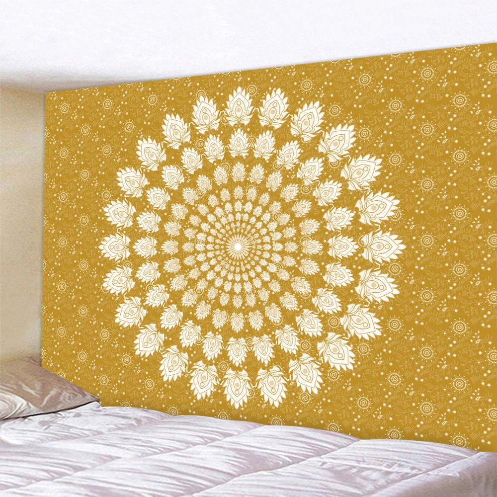 Индийский большой размер Мандала украшение дома гобелен хиппи богемная