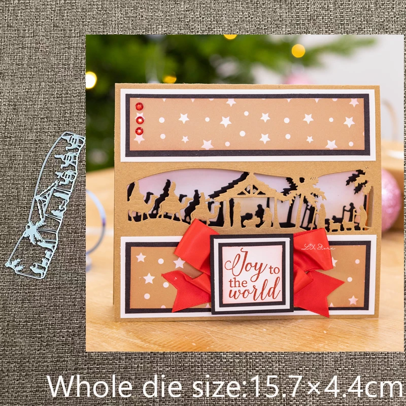 

XLDesign Craft Metal stencil mold Cutting Dies Follow the Star frame scrapbook die cuts Album Paper Card Craft Embossing