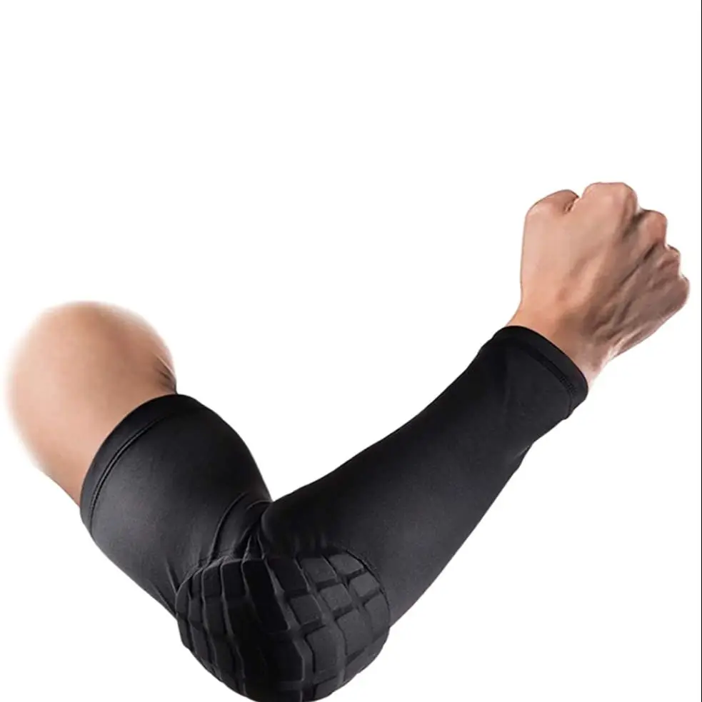 

2 Pcs Shield Shape Crash Proof Elbow Pads Arm Sleeve Pads Brace Protector Gear