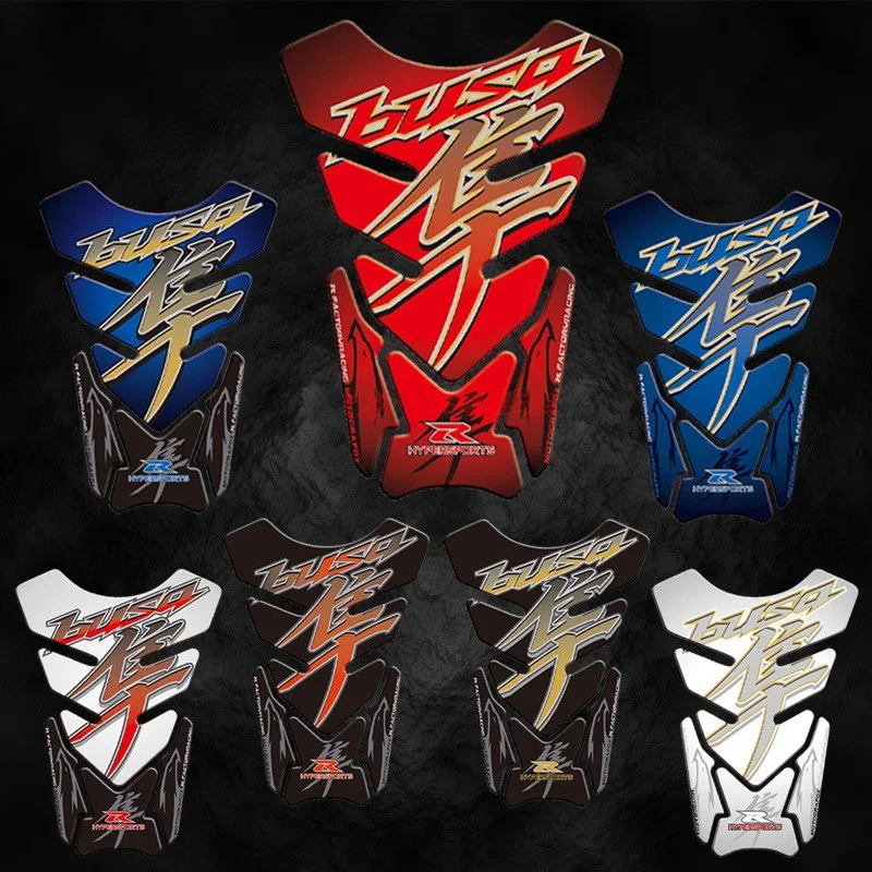 

Motorcycle 3D tank Sticker Decal Emblem Protection Tank Pad For Suzuki Hayabusa GSX1300R GSX 1300 R 3D stereo reflective sticker