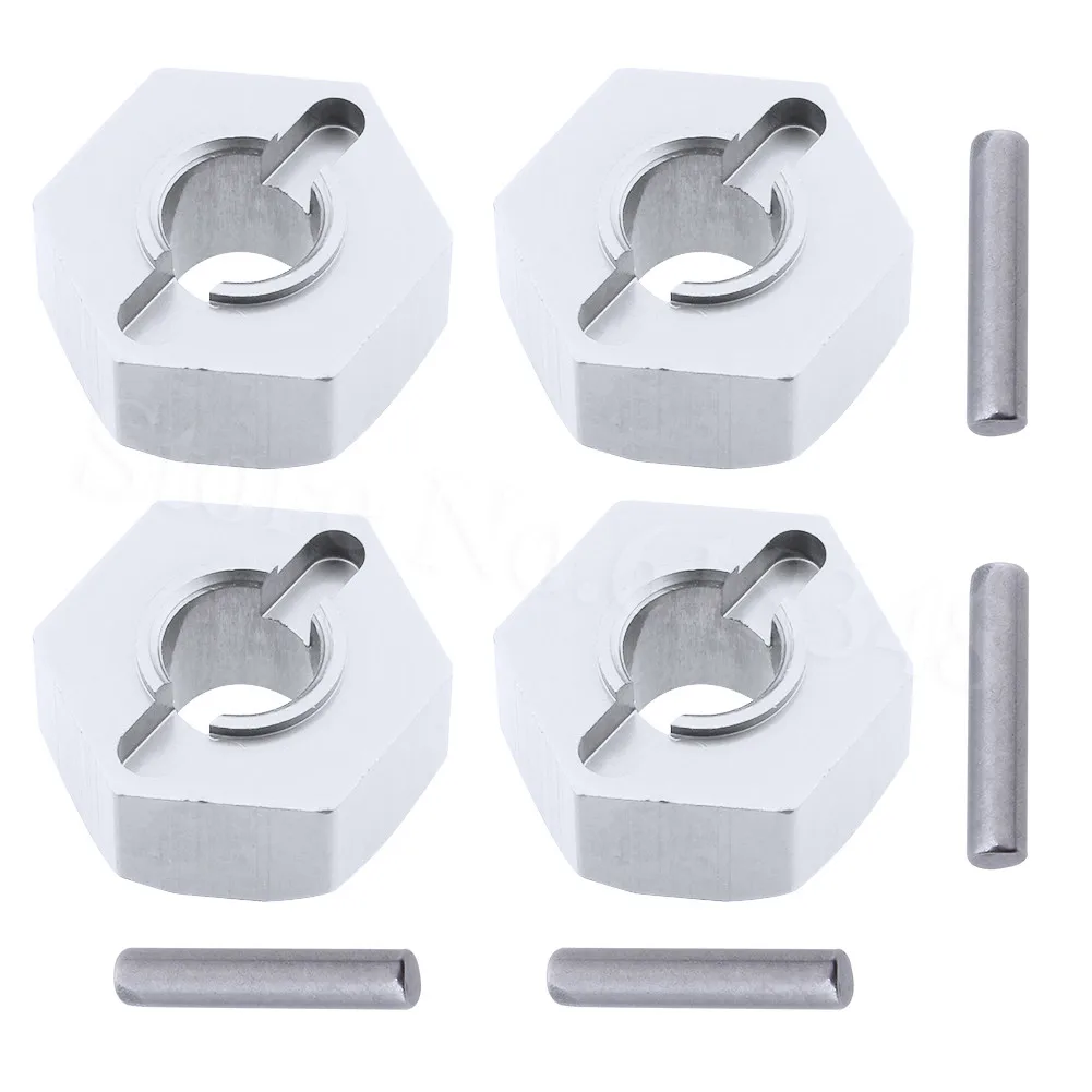 4 шт. алюминиевое колесо с шестигранным креплением W/штырьки (2*10) HSP 180007 (18019) для