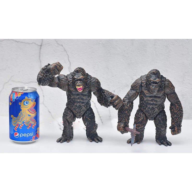 

King Kong x Godzilla детские игрушки-монстры орангутан, украшения ручной работы, модель куклы, детские рождественские подарки