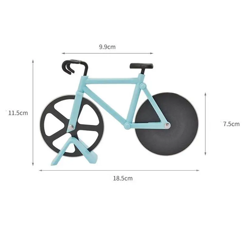 

Fashion Steel Pizza Knife Tool Bike Creative Bicycle Pizza Bread Household Pastry Cake Cutters Kitchen Tools Baking P4Y6