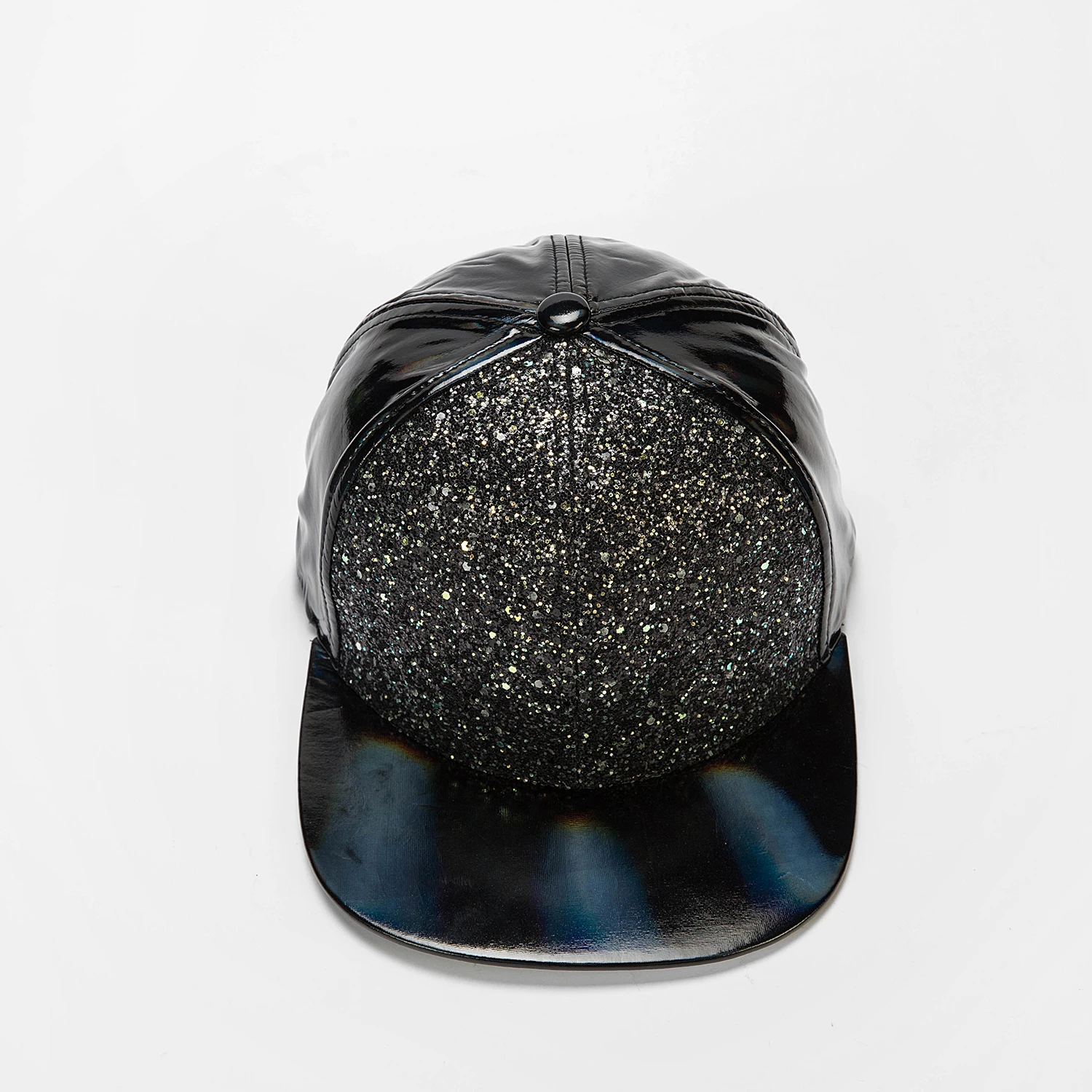Sequins baseball caps flat brim outdoor hats girls boy bling Punk snapback cap Jazz Rock cool hat MOQ 20pcs as customized design |