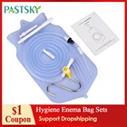 Женская гигиеническая сумка для клизмы наборы для очищения толстой кишки силиконовый шланг здоровье анальный очиститель для вагины комплект для клизмы промывка запоров