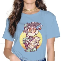 fan art 4xl tshirts popeye the sailor spinach cartoon girl harajuku fabric streetwear t shirt round neck oversized
