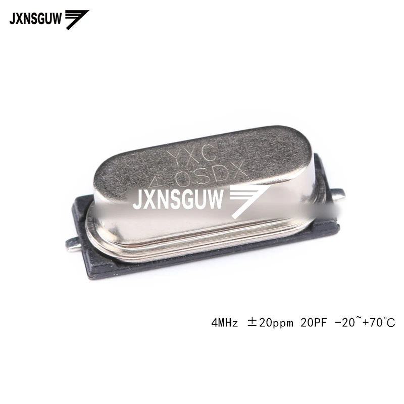 10 шт SMD пассивный кварцевый генератор/HC 49SMD 4MHz 20ppm 20PF X49SM4MSD2SC|Осцилляторы| |