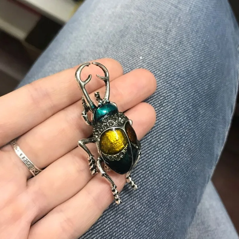 Эмалированная шпилька в виде насекомых для женщин и мужчин винтажная