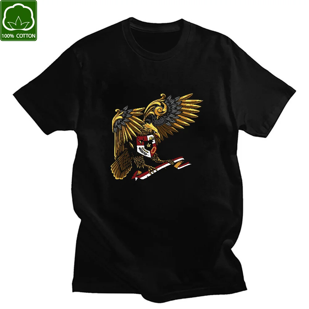 Camiseta con emblema nacional de águila americana para hombre y mujer, camisa Unisex de algodón de manga corta, con gráfico de Harajuku de los años 90, 2021