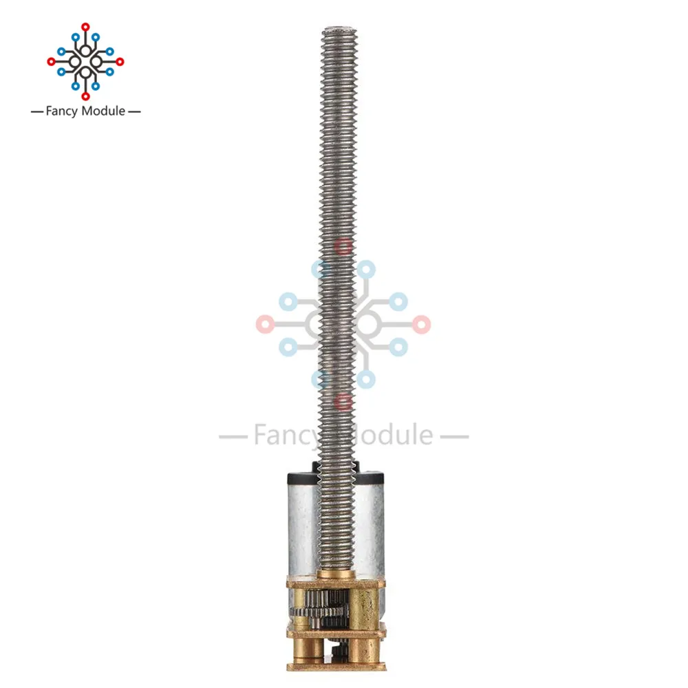 1024GA20-N20*M455 3V/6V/12V DC Gear Motor Thread Flip N20 Reduction M4 x 55mm Shaft |