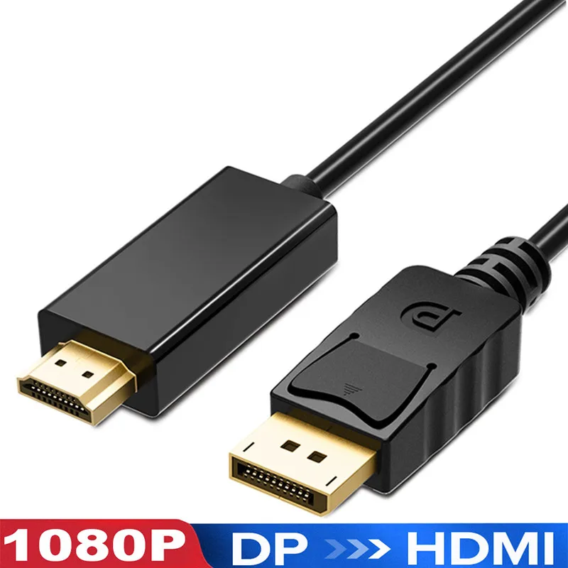 DP кабель displayport hdmi адаптер для кабеля Папа папа dp преобразование аудио видео ПК HDTV