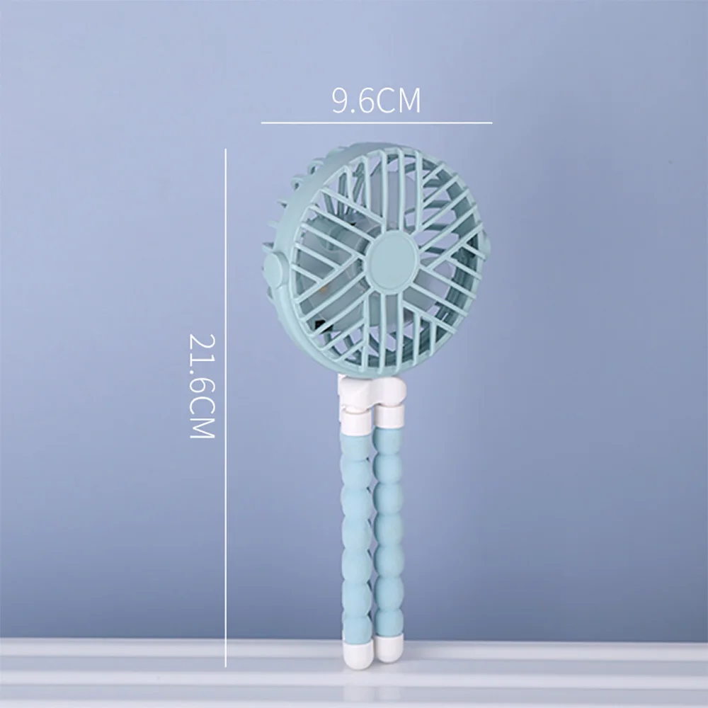 

New Windable Handheld Fan With Rechargeable Battery 3 Speed Mini USB Fan Mute For Child Student Dormitory Baby Stroller Gift