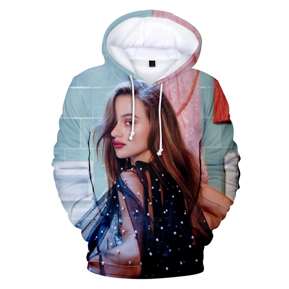 

2021 New Harajuku 3D Print Joey King Hoodies Men/women Long Sleeve Autumn Winter Clothes Hoody Tops Oversized