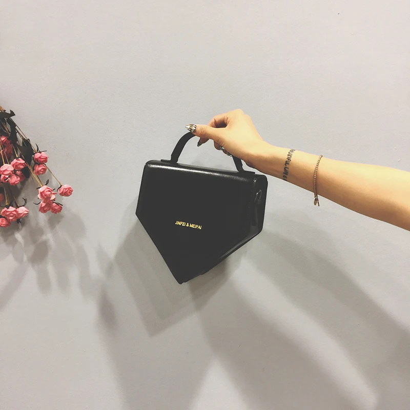 WEIXIER ретро кожаная сумка брендовая дизайнерская Алмазная форма Женские