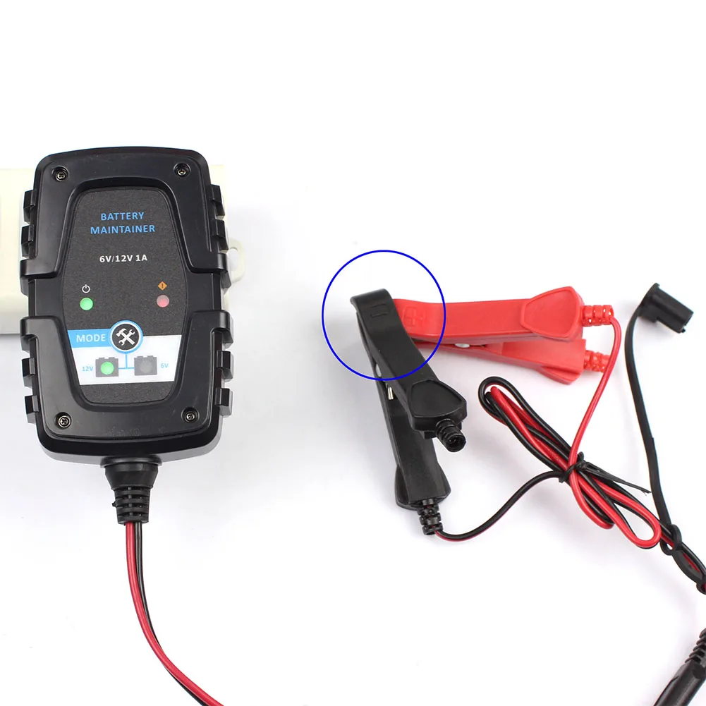 

1A Automatic Smart Charger 6V 12V Battery Charger Battery Maintainer Trickle Charger for SLA AGM CELL WET Lead Acid Batteries