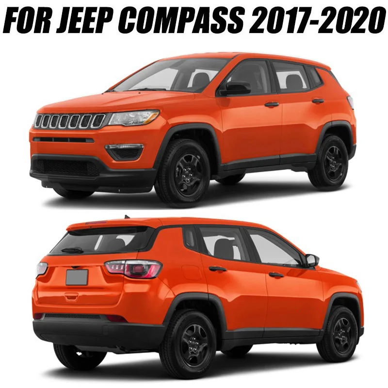 Для Jeep Compass передний противотуманный светильник, Задняя Крышка багажника, хромированная накладка, молдинг, аксессуары, украшение для автомобиля